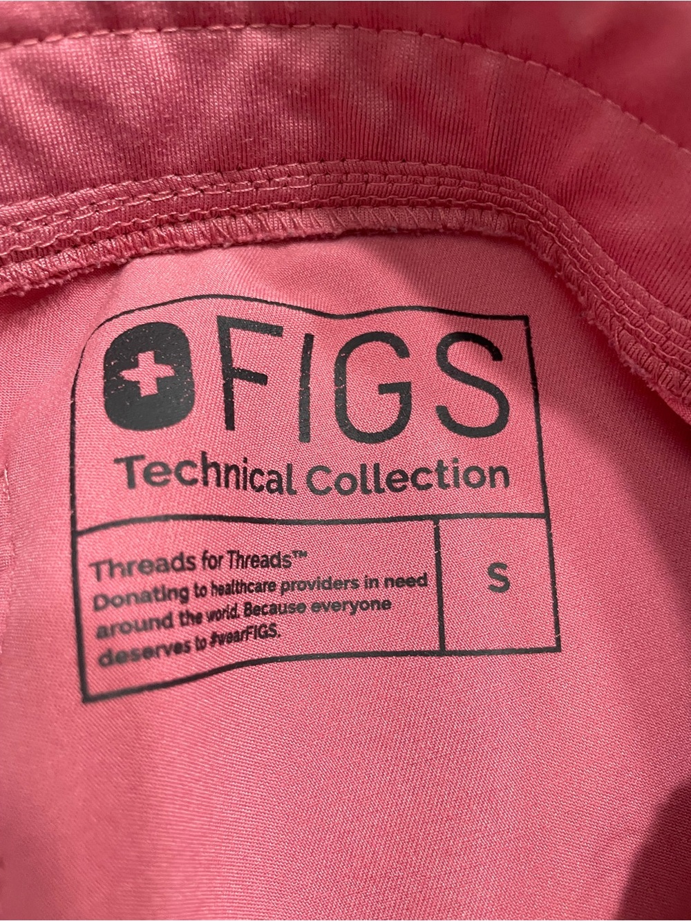 FIGS Zamora and Catarina Women's Scrub Set in Rose Pink - Top & Jogger Pants - Picture 8 of 16